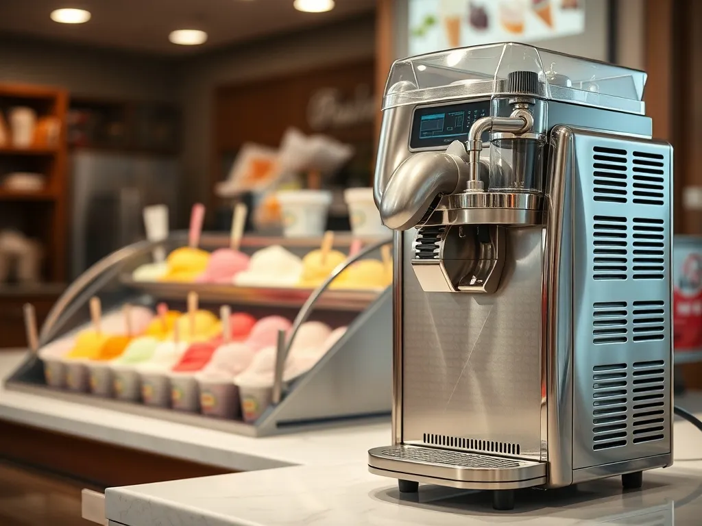 Maszyna do lodów o wysokiej wydajności – zastosowanie w gastronomii